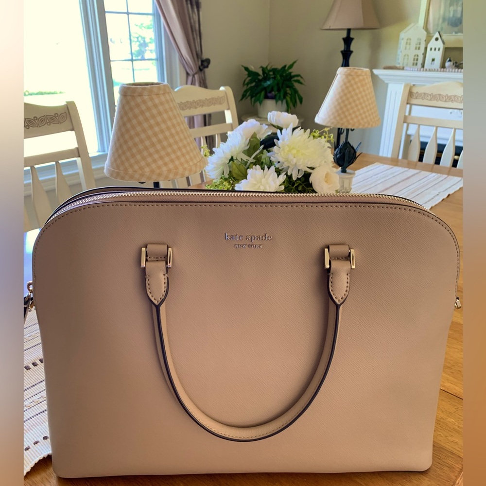Kate Spade Blush Dome Laptop Satchel